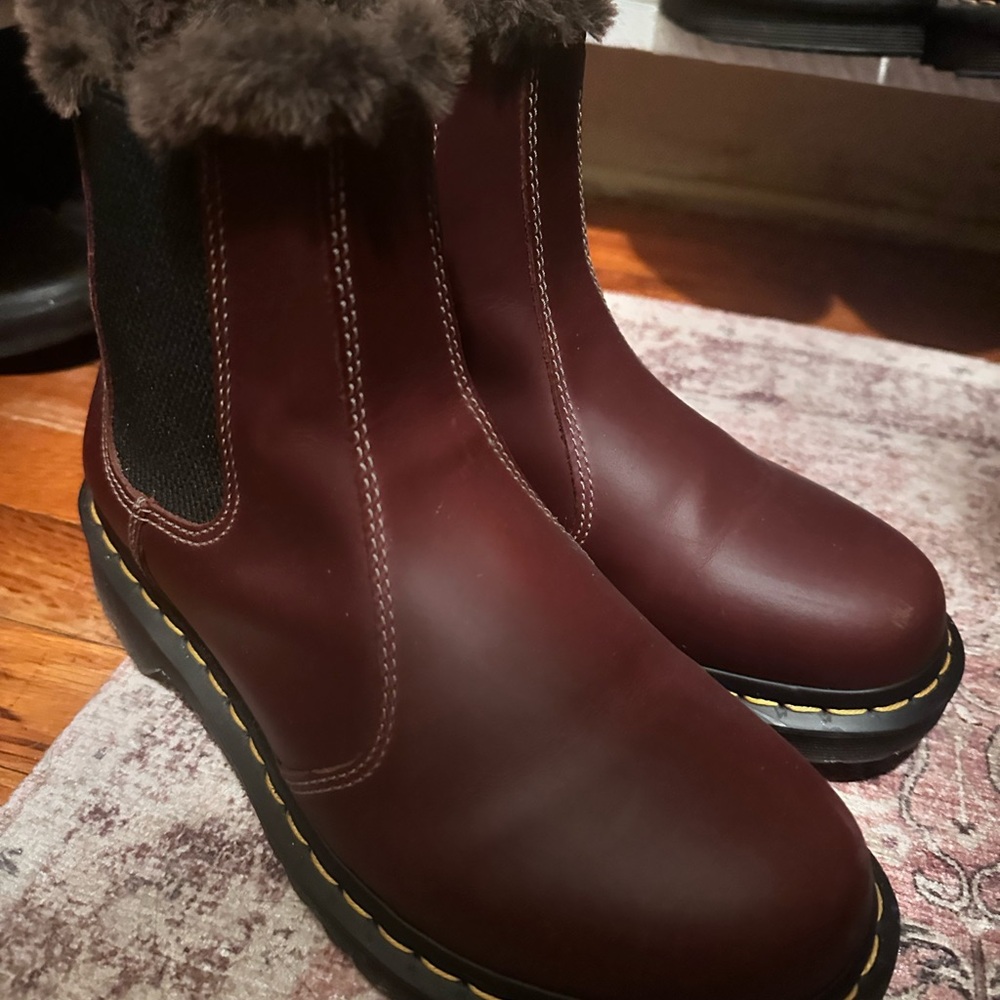 Brown Fur-Lined Boots